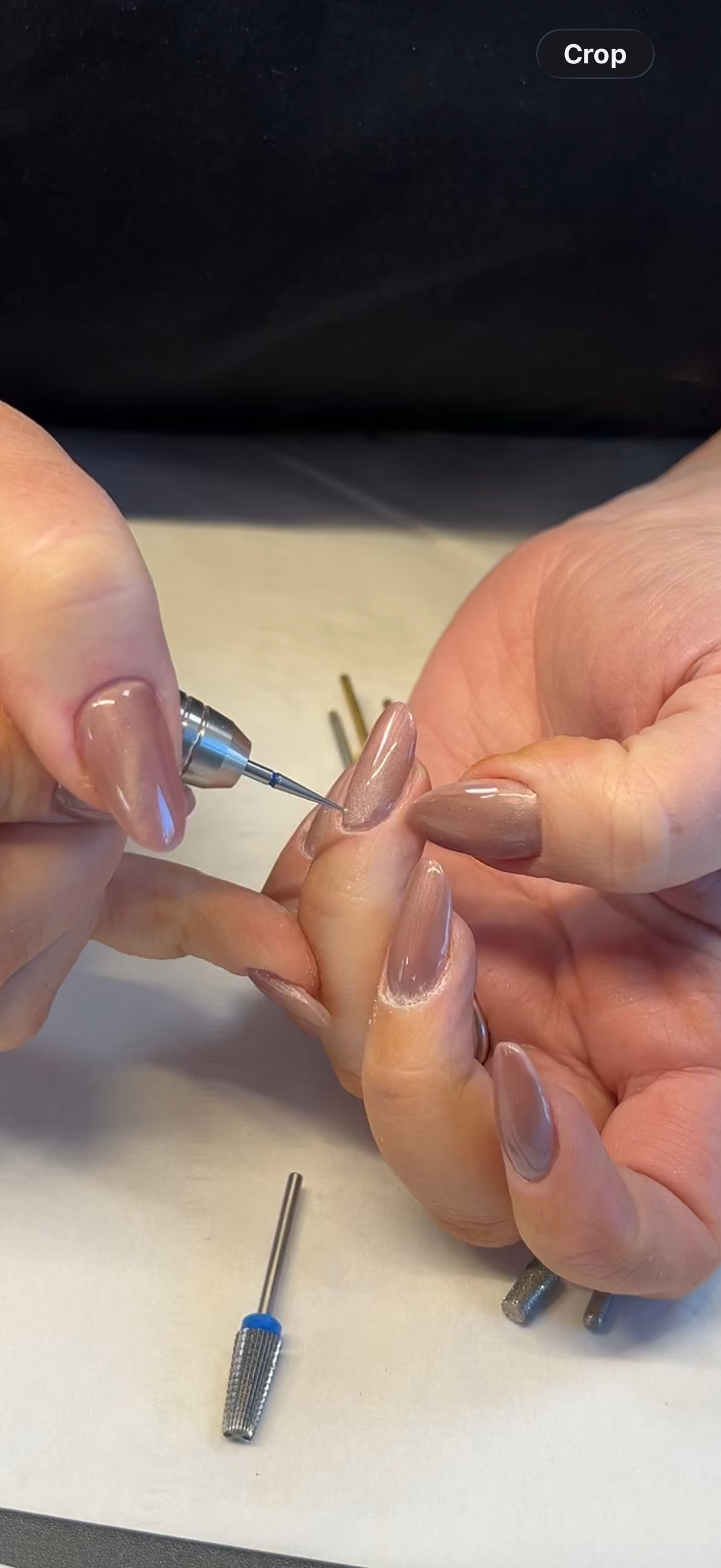 Applying detail to a nail